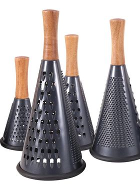 Jaswehome Stainless Steel Grater 3 Sides Cheese Ginger Veget