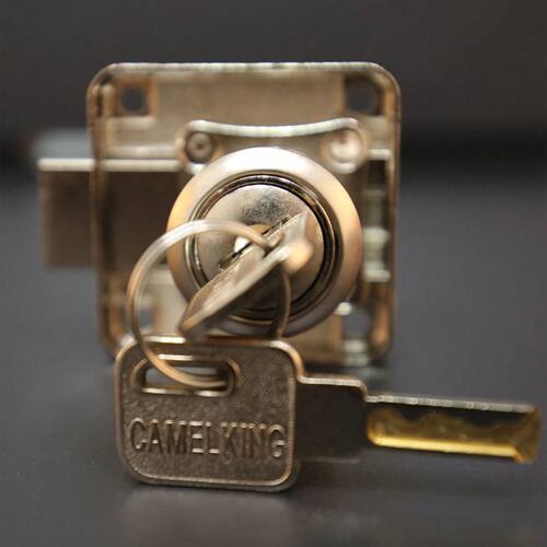 Silver stainless steel universal drawer lock, desk cabinet s