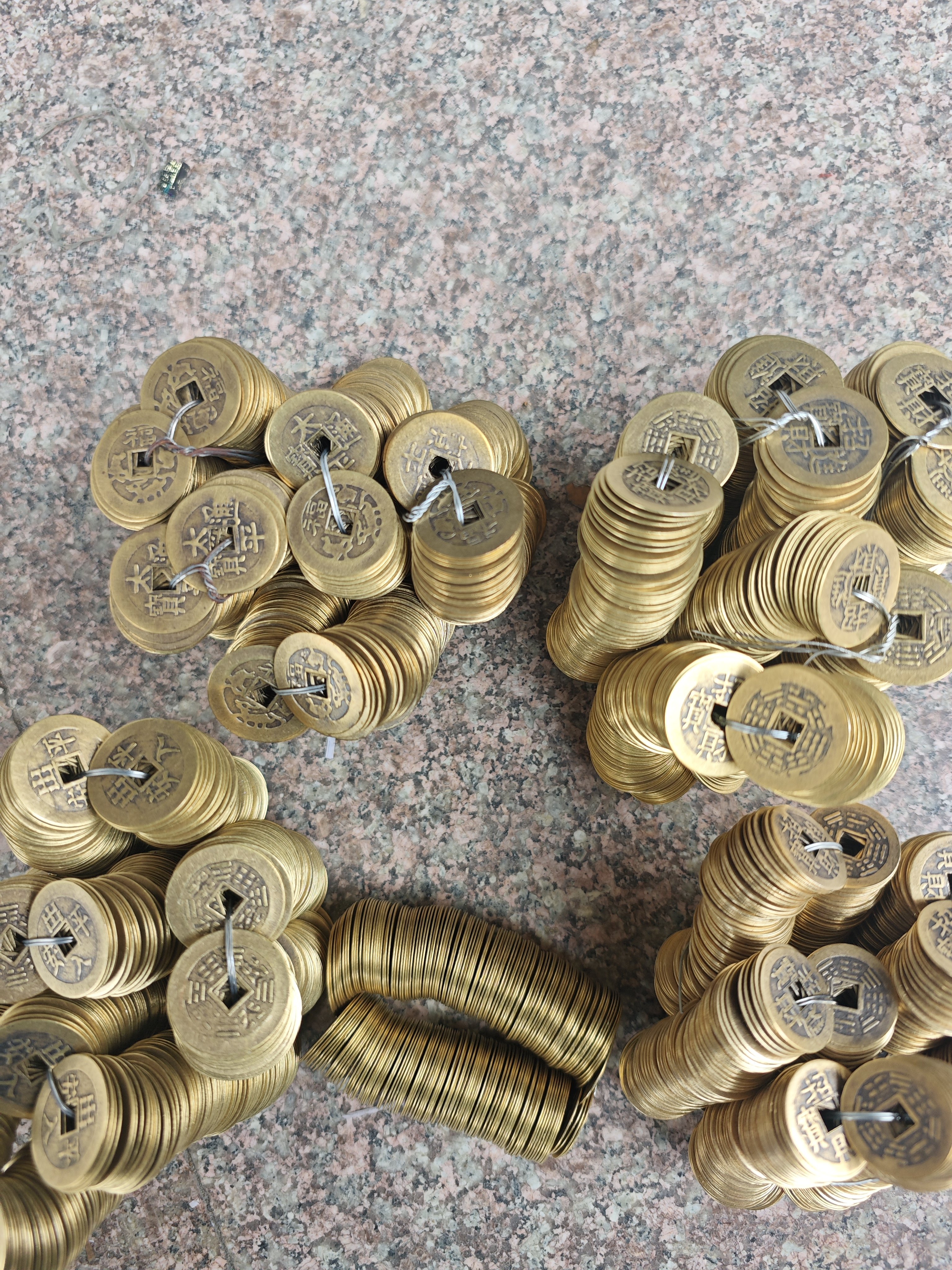 2.8厘米的太平通宝出入平安招财进宝铜钱黄铜五帝钱仿古风水用品