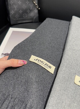 仿羊毛绒围巾女百搭情侣纯色秋冬围脖保暖加厚流苏披肩两用送礼物