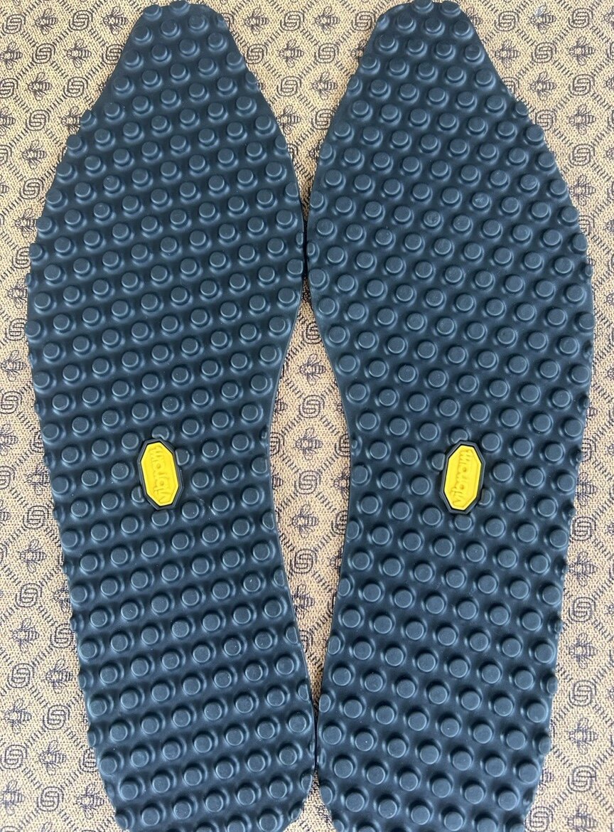 vibram韦伯男鞋底耐磨橡胶底片黑色运动鞋休闲鞋品防滑牛筋底