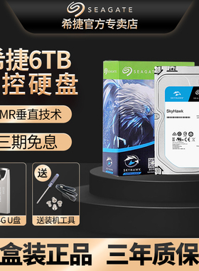 Seagate希捷ST6000VX008/009酷鹰录像机6TB机械硬盘监控专用