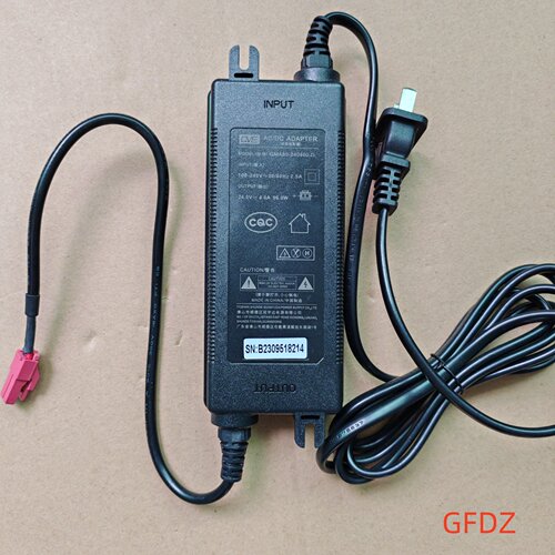 美的净水器24V4A电源适配器GMA80-240400-D充电器线内置 红插头