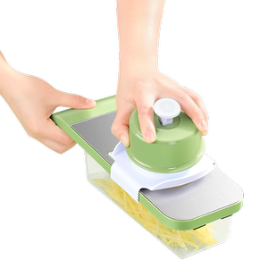 土豆丝切丝器不锈钢多功能家用厨房大蒜萝卜切菜切片机擦刨丝神器