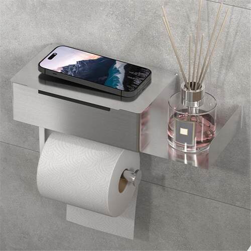 Bathroom paper rack 304 stainless steel free of puncture toi