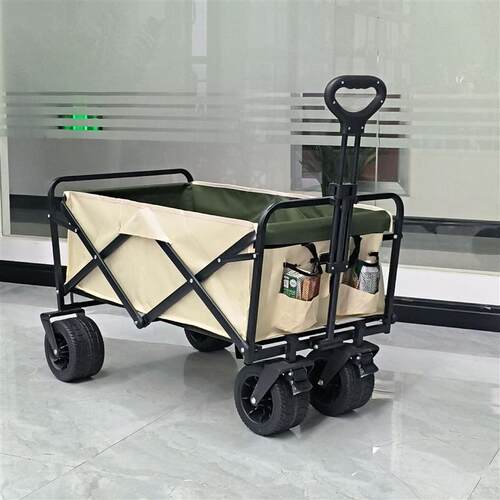 Out-of-door camping vehicles can fold small carts and open c