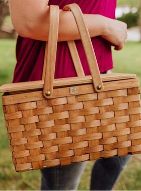 Customized picnic basket belts can be disassembled and knitt