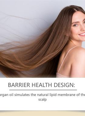 The hair feeds the oil, the plant content warms the hair, th