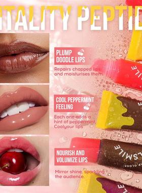 The buttered lips of liquid lips rinsed with water like balm