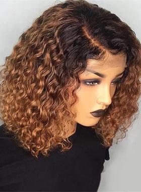 African curls with high-temperature silk-synthetic rose neth