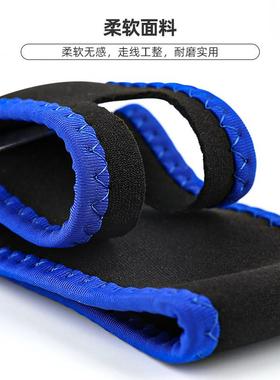 Blue circular snoring snoring belts softly bounce back into
