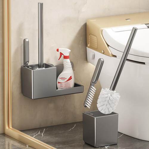 The toilet brusher used a dead end wall 2024 walled toilet b