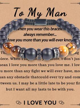 The bracelets were hand-worn to my sons husbands boyfriend