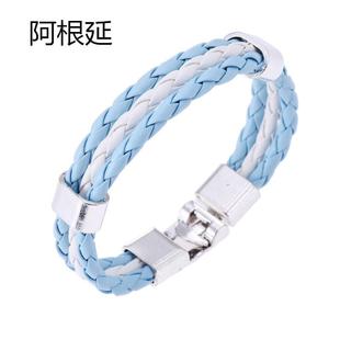 The O.S.-American flag chain, the Russian World Cup leather