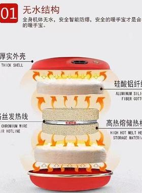 The electric heaters handbread warms the babys hands warm