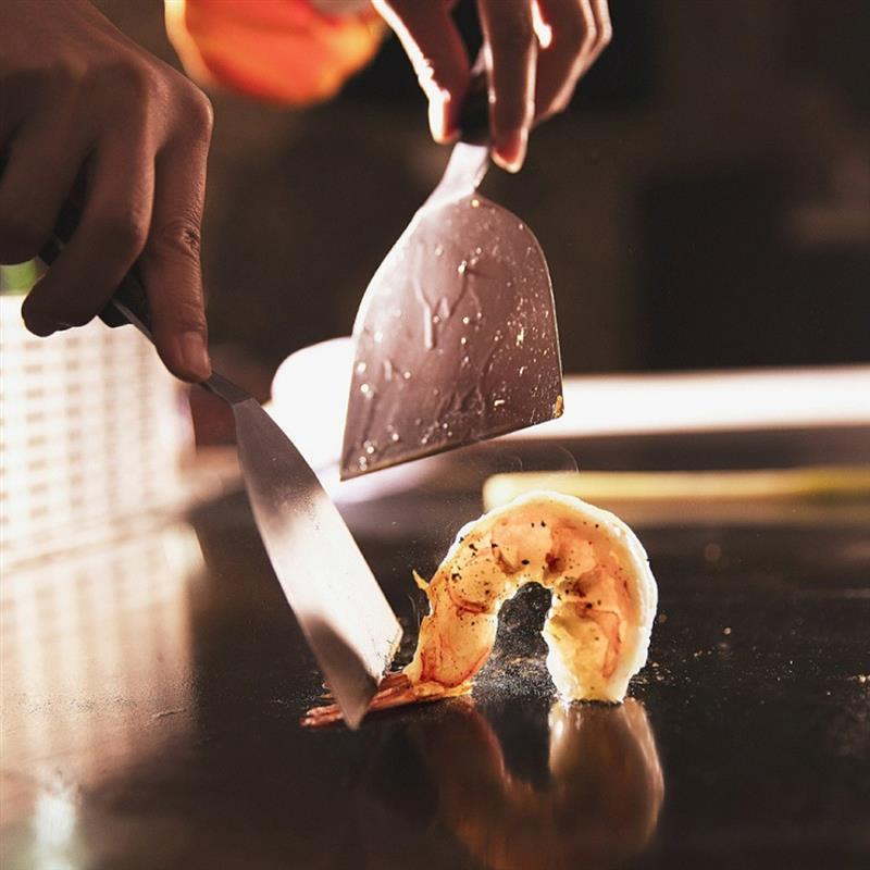 Fortressed with stainless steel wood handles, Korean-style i