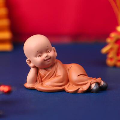 The car is equipped with a gift for your little monk, Shayam