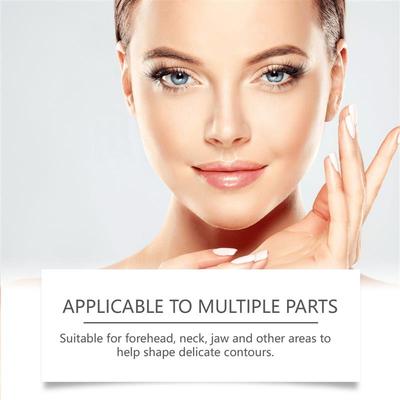 Facial tiara bandages, dilution of fine striped tiara facial