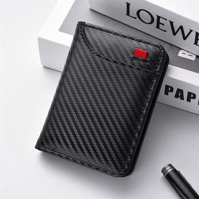 Commercial carbon-fibre vertical mens money with a dollar j