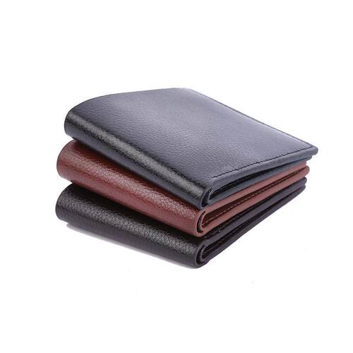 Short mens wallets, PV leather card bags, mens wallets, po