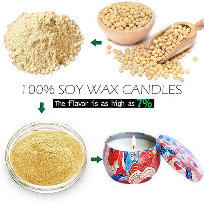 12 creative sets of soybeans wax candles, flamboyant candles