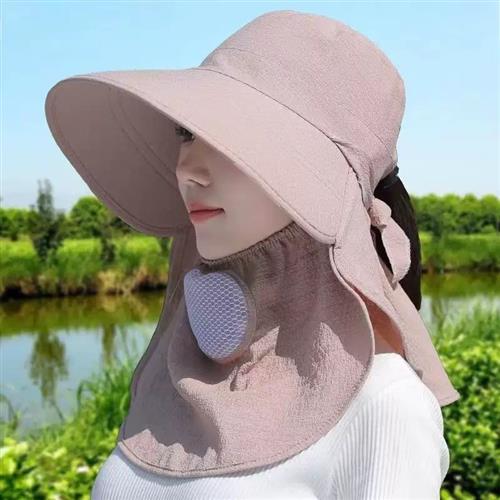 The hat's female suncaps are protected from ultraviolet ligh