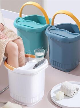 Home-hand bubbling buckets with high-legged bucket massages