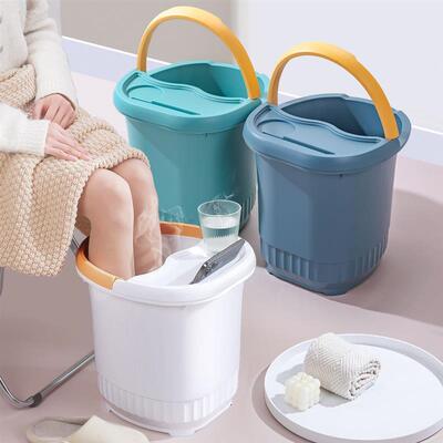 Home-hand bubbling buckets with high-legged bucket massages