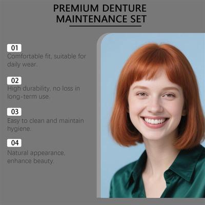 Fake tooth decorations, a smiley look, naturally matches the