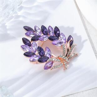 A series of 2025 plants with crystal leaves and brooches wit