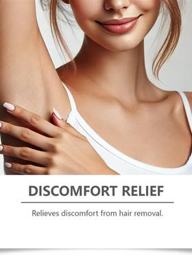 He takes care of the oil after the hair off, warms the body