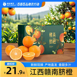 正宗江西赣南脐橙5斤精品果新鲜现摘手剥甜橙子寻乌脐橙产地直发