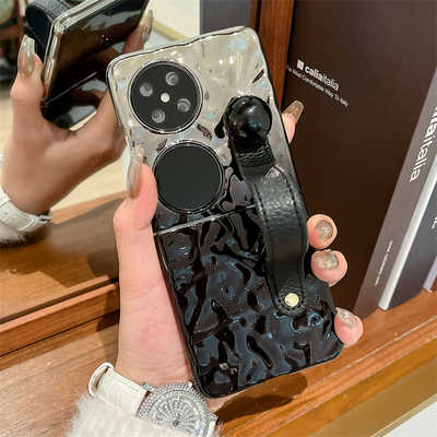 华为pocket2手机壳电镀水波纹