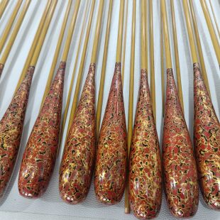 手工大漆 插入式并继竿 37调收长58 重25克 钓大棚柳根虾竿鲫鱼竿