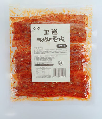 江西萍乡特产豆皮大辣片卫道