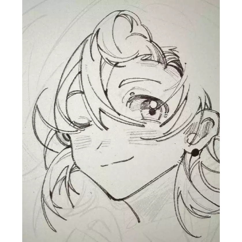【拍下秒发】procreate专用仿sai 仿csp勾线笔刷 铅笔勾线
