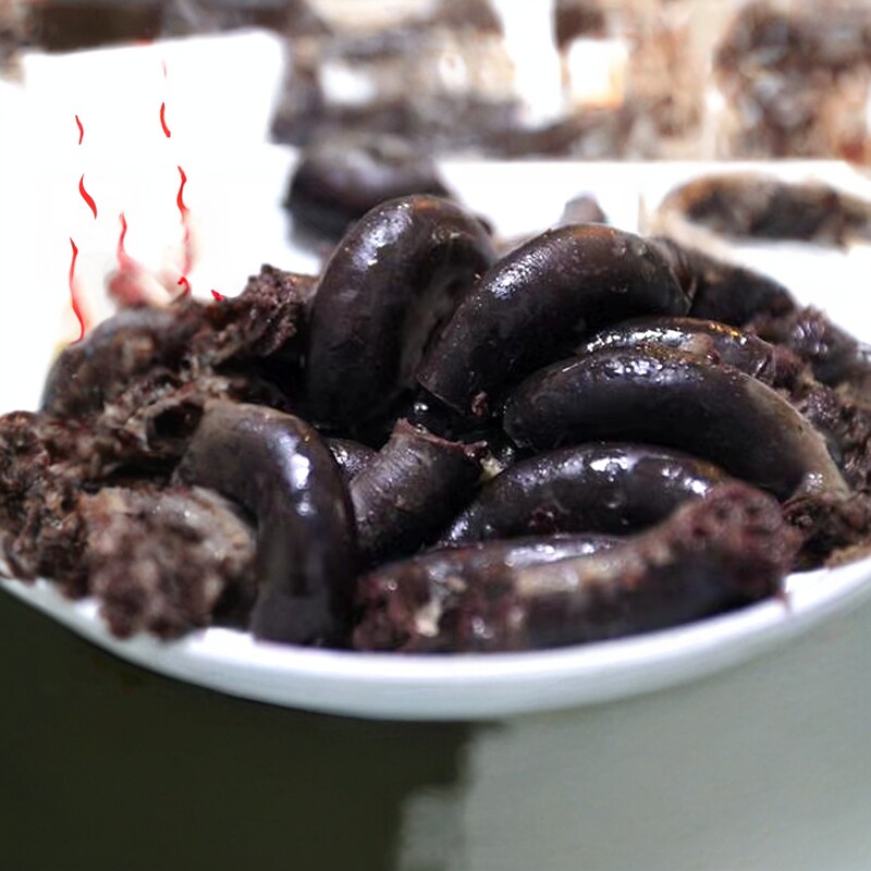 血肠内蒙古新鲜羊肉羊血灌肠抖音快手网红羊血肠食品顺丰