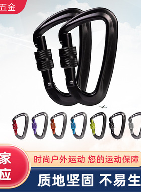 亚马逊A1303N户外登山主锁 丝扣锁 快挂拓展运动专用锁扣承重