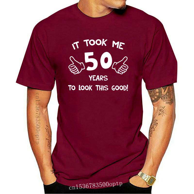 new it took me 50 years mens t shirt funny gift idea top pre