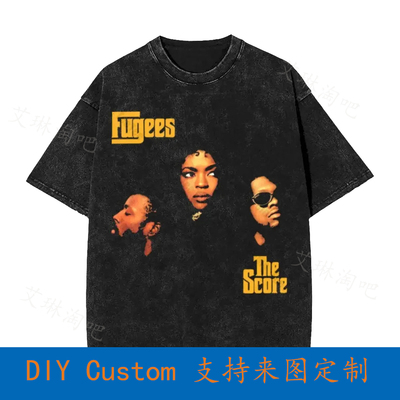 The Fugees The Score Rap Hip Hop Vintage Oversized T-Shirt Y