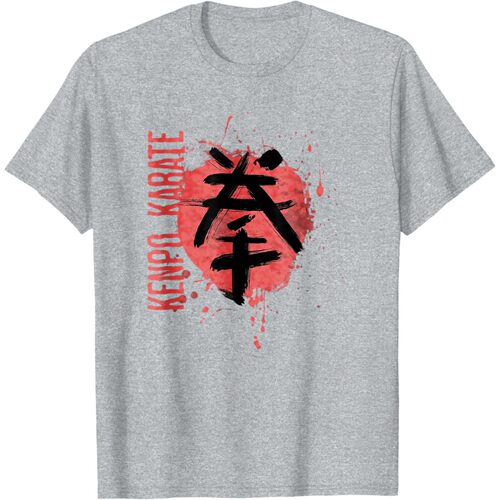 American Kenpo Karate Chinese Character Fist T-Shirt Cotton