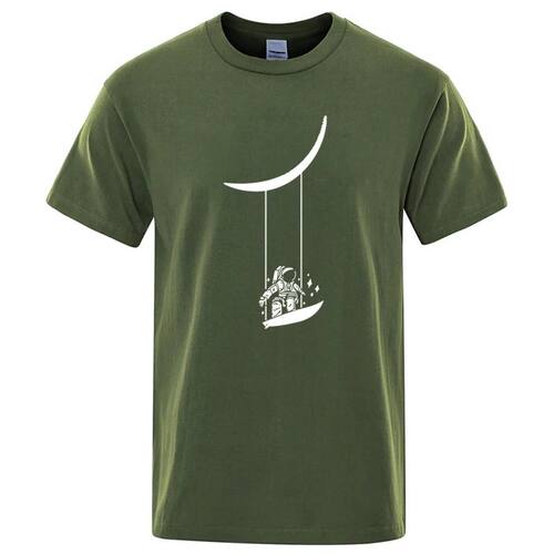 Summer Men's T-shirt Cotton Blend Short Sleeve Funny Astrona