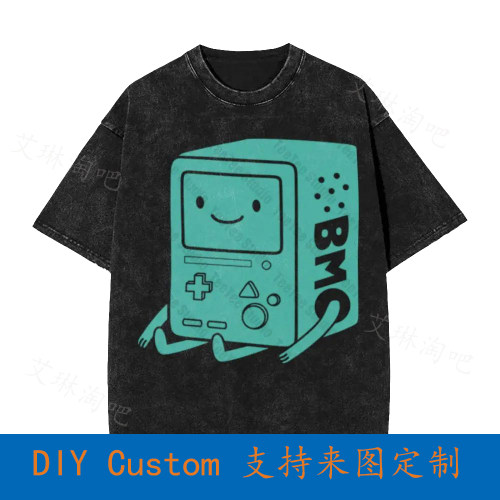 Bmo Little Blue Robot  Oversized T-Shirt PW06