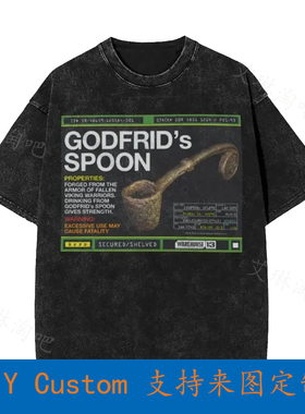 Warehouse 13 Godfrid Spoon Vintage Oversized T-Shirt Z40M