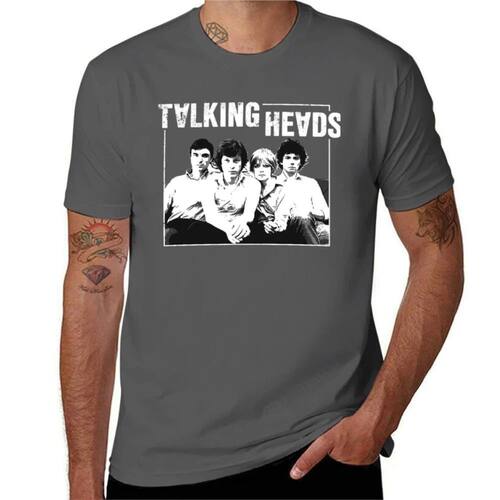 Talking Heads White Box T-shirt plain customizeds boys white