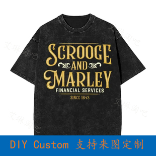 Scrooge & Marley Financial Services  Unisex T-Shirt RJ8B Sum
