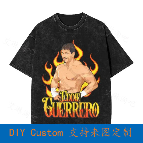 Eddie Guerrero Feel The Heat Vintage Oversized T-Shirt 7MEK
