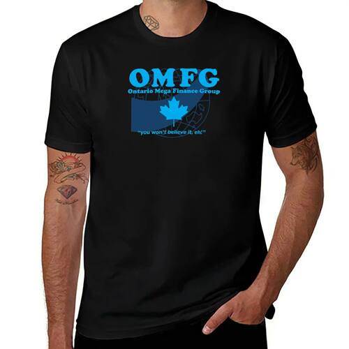 OMFG: Ontario Mega Finance Group T-Shirt Athletic Fit Sports