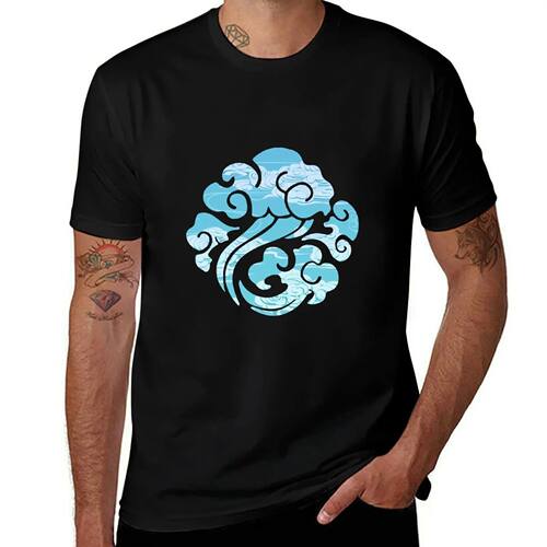 Gusu Lan Logo [WANGJI] T-Shirt Regular Fit Plain Tee Shirt