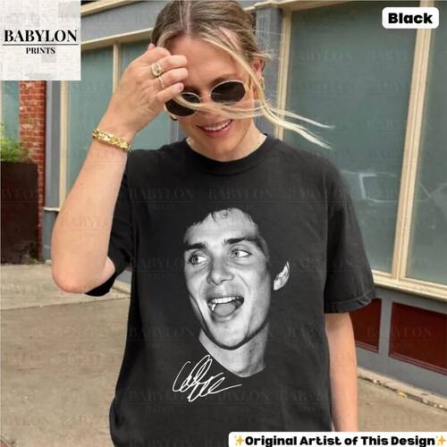Cillian Murphy Meme T-shirt For Men Women 100% Cotton T Shir